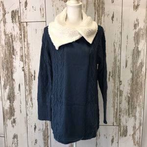 Jamie Gries Coat Length  Cableknit Sweater